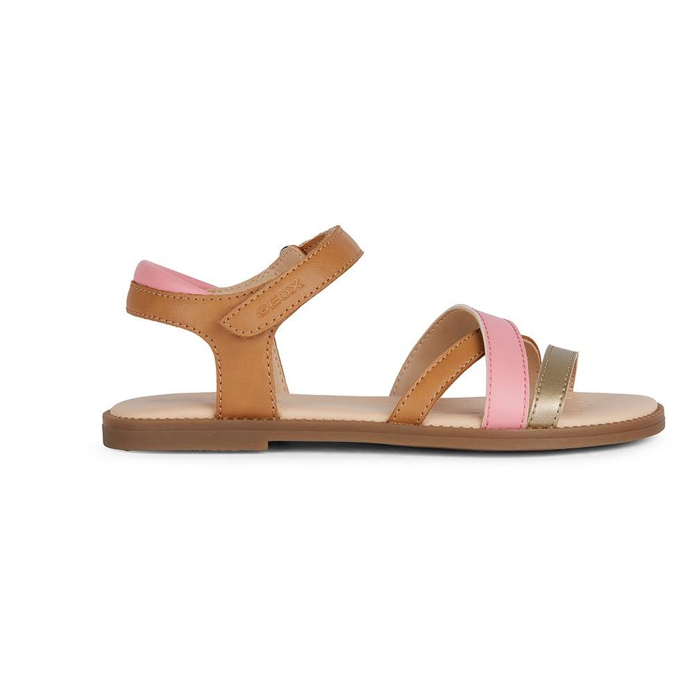 Geox JUNIOR J SANDAL KARLY GIRL SANDALS BISCUIT/LT CORAL 26_EU