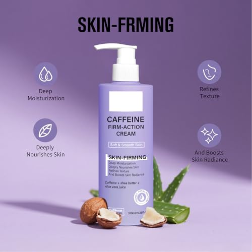 Zgxhga Caffeine Skin Tighten Body Cream | Belly Firming Firming Cream | Caffeine Infused Cream Moisturizer & Body Cream For Women, Stomach, Legs, for Younger Looking Skin