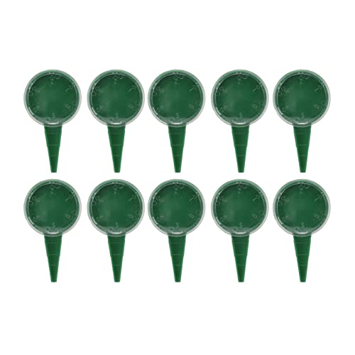 10 piezas dispensador manual para semillas reusable verde miniatura 7