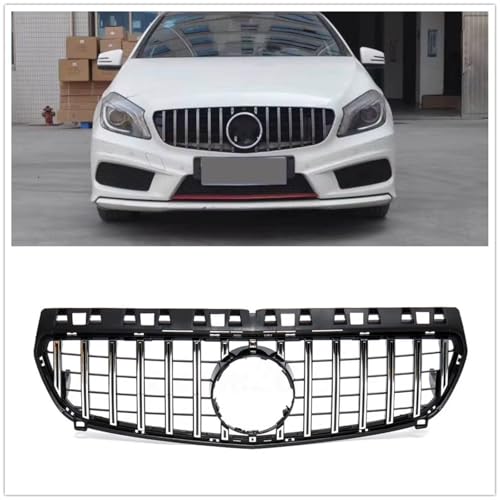 Calandre avant style GT argent pour Benz Classe A W176 2013-2015 - 4