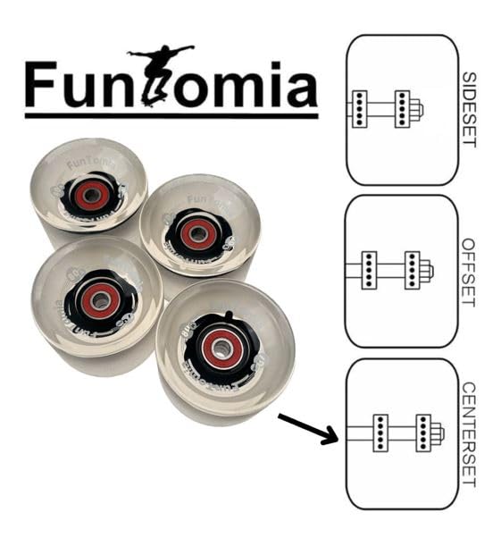 4 Roues Longboard FunTomia 70mm - Dureté 80A Ou 86A Avec Roulements ABEC-9