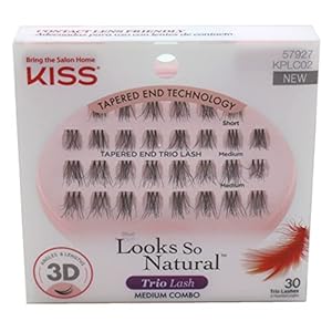 Kiss Ever-Ez Trio Lashes Medium Com...
