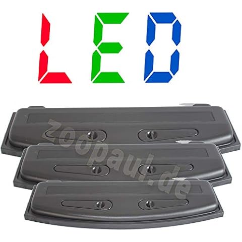 ZooPaul 100x40 LED Aquarium Abdeckung Panorama gebogen Deckel Beleuchtung Haube gewölbt Cover
