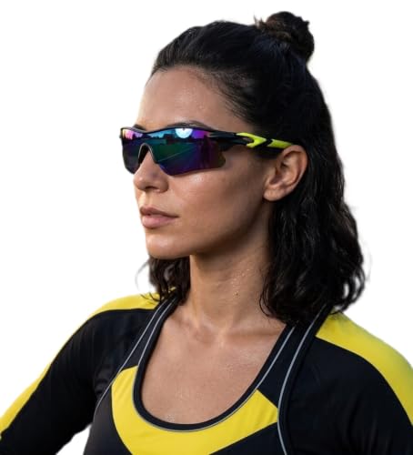 Image of Legend Eyewear Sports Sunglasses for Men Women Youth IPL Cricket Baseball Fishing Cycling Running Golf Motorcycle Tac Glasses UV400