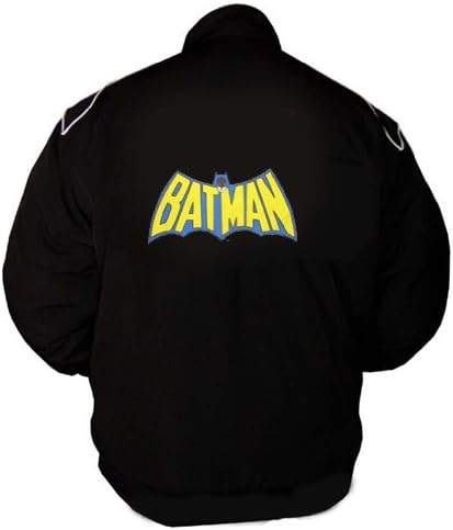 Embroidery Logic Batman Jacket Black