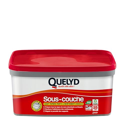 Quelyd - Sous Couche Universelle - Préparation Des Murs - Multi Supports - Seau De 2.5L