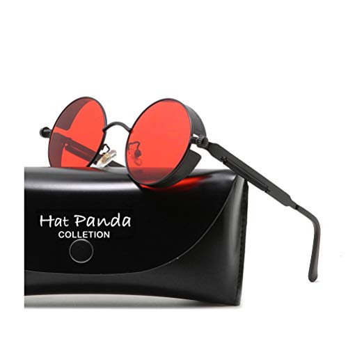 HatPanda Round Steampunk Sunglasses Retro Sunglasses For Men And Women steampunk buy now online HatPanda Round Steampunk Sunglasses Retro Sunglasses For Men And Women steampunk buy now online