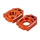 Motorrad-Hinterachsblock,Motorrad CNC Aluminium Hinterachsblock Kettenversteller für 85SX 125-450 SX/SX-F/XC/XC-F 125-300 EXC/EXC-F/XC-W/XCF-W 350-530 EXC/EXC-F/XC-W/XCF-W-Orange