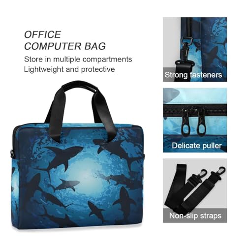 Funda para portátil con correa para hombro de 15.6 pulgadas miniatura 6