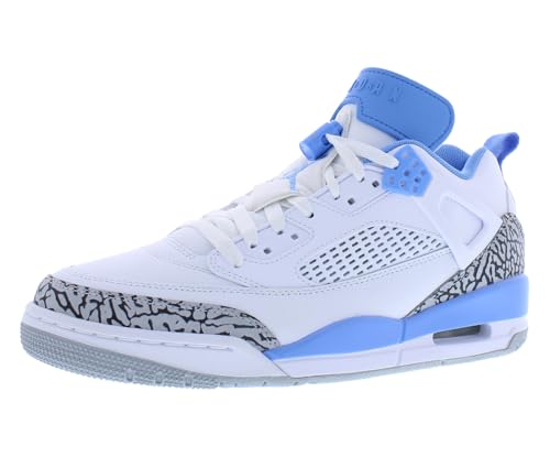 Jordan Spizike Low Men's Shoes (FQ1759-141, White/Wolf Grey/Anthracite/University Blue) Size 10.5