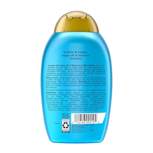OGX Hydrate & Repair + Argan Oil of Morocco Shampoo, 13 fl oz - image 9