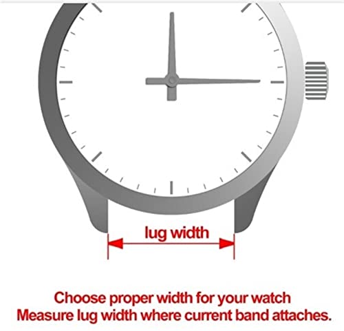 Olvídate de tirones con la correa de reloj elástica de eslabones metálicos de 18-24 mm 7