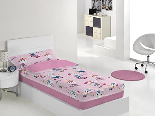 Saco Nórdico Infantil con Relleno Skate Cama 90