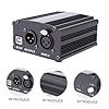 BESPORTBLE 48v USB Phantom Power Supply for Condenser Microphone with USB Cable Compatible with Music Recording and Live Performance Equipment Portable for Studio and Stage Use Random Color #2