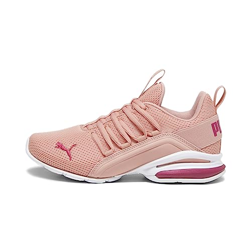 Image of Puma Kids' Shoes Axelion MeshPoppy Pink-Puma White-Pinktastic Big Kid 4.5