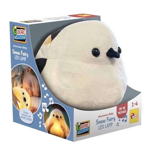 Veilleuse peluche Lisciani Montessori Baby lavable avec musique et LED