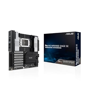 Placa mãe ASUS Pro WS WRX90E-SAGE SE CEB Workstation, processadores AMD Ryzen™ Threadripper™ PRO 7000 WX-Series, ECC R-DIMM DDR5, 32 Power-Stage, 7xPCIe 5.0 x 16, PCIe 5.0 M.2, 10 Gb