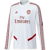 Cuello perkins de canalé adidas AFC TR Top Sudadera, Hombre, Blanco/Escarl, XL