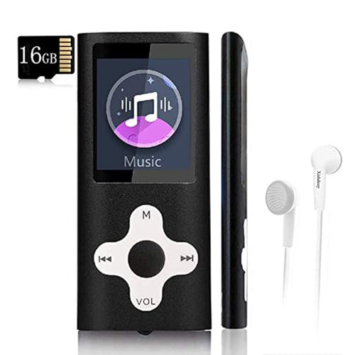 Image of Mp3 Player,Music Player with a 16 GB Memory Card Portable Digital Music Player /Video /Voice Record /FM Radio /E-Book Reader /Photo Viewer /1.8 LCD