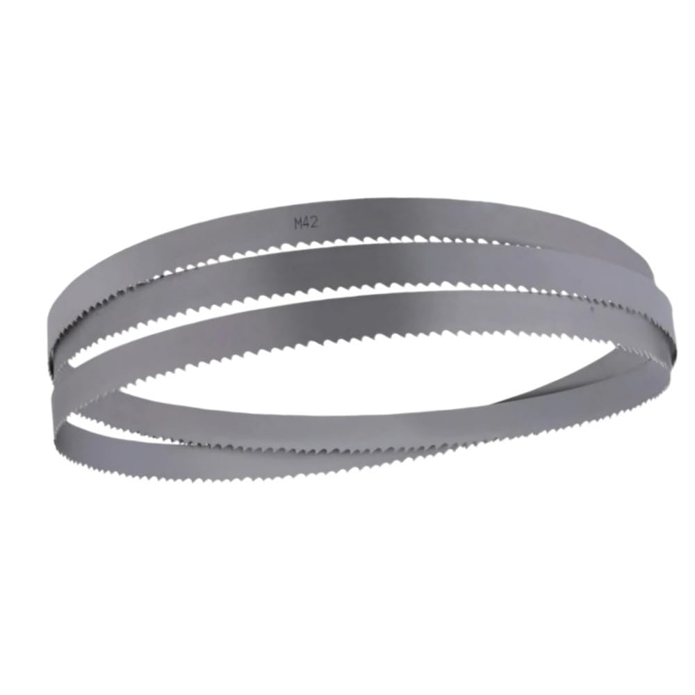 Hoja de sierra de cinta de 1 pieza de 2,7 cm de ancho, hoja de sierra de corte de Metal for plástico de madera dura de acero inoxidable al carbono(2360MM*27MM*0.9MM*5-8T)