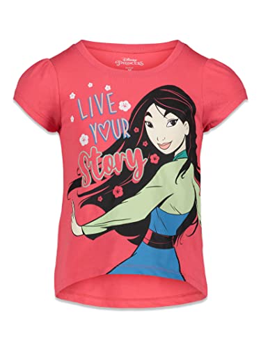Image of Disney Mickey Mouse Minnie Mouse Girls 4 Pack Graphic T-Shirts Infant to Big Kid
