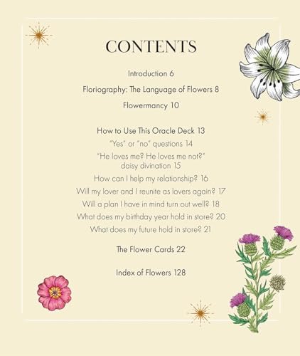 Image of Spirits in Flowers Oracle Deck: Includes 52 Cards and a 128-page Illustrated Book
