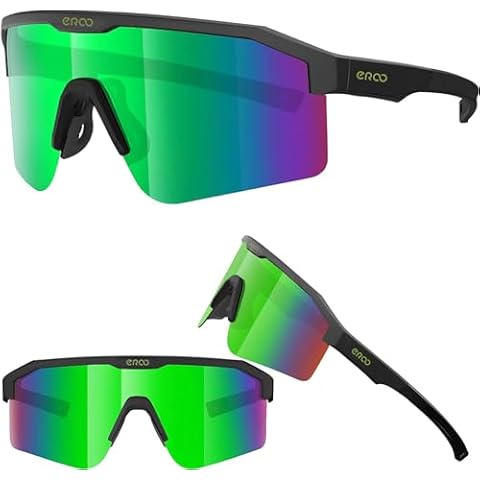 ER00 Green Warp Polarized Cycling Sunglasses Cover
