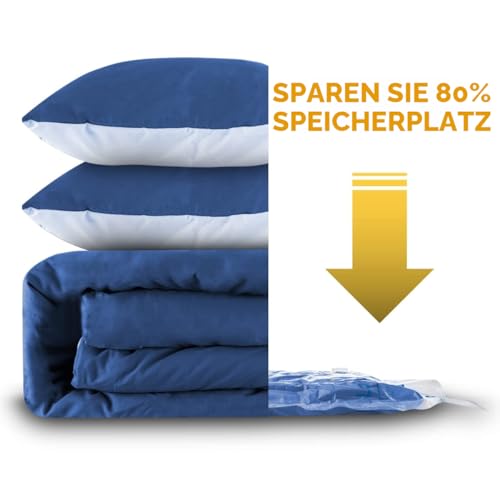 MEIQIHOME 8er Set Vakuumbeutel für Kleidung – 3 Jumbo, 3 Groß, 2 Mittel – Aufbewahrungsbeutel Reise & Zuhause… – Ansicht 3
