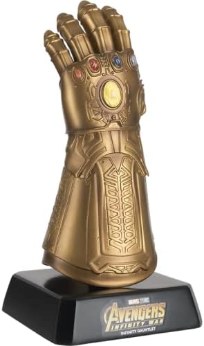 Hero Collector Eaglemoss - Marvel - Thanos' Infinity Gauntlet, Short Tripod Gold, 8 inches - Image 3