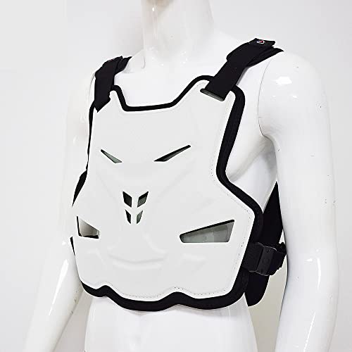 DUHAN Motorcycle Armor Vest Motorcycle Protection Motorbike Chest Back Protector Armor Motocross Racing Vest Protective Gear (WHITE) - Thumbnail 2