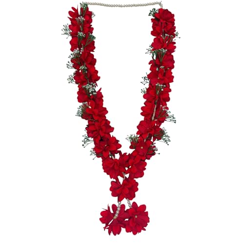 Best Artificial Flower Garlands: Festive Floral Decor 20 Artificial Rose Flower Garland for Photo Frame | Rose Flower Mala...