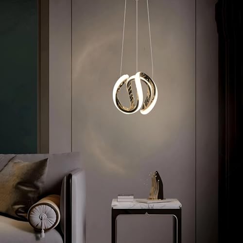 Image of FILLISKA 3 in1 Colour Changing LED Luxurious Hanging /Pendant Light (FrenchGold-PAY1093)