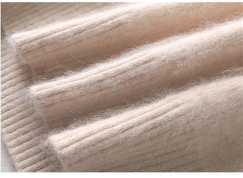 Men Wool Sweater Crewneck Knitted Long Sleeve Pullover Sweater3