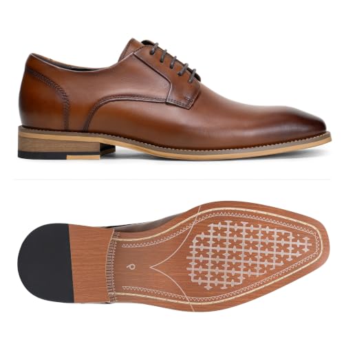 Image of Jousen Mens Dress Shoes Leather Oxford Classic Shoes Formal Business Dress Shoes for Men