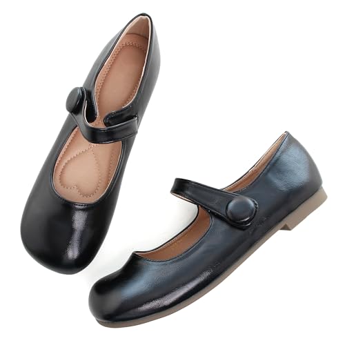 Dear Time Women's Round Toe Mary Jane Flats Cute Lolita Ballets Soft Cushion Flats for Girls2