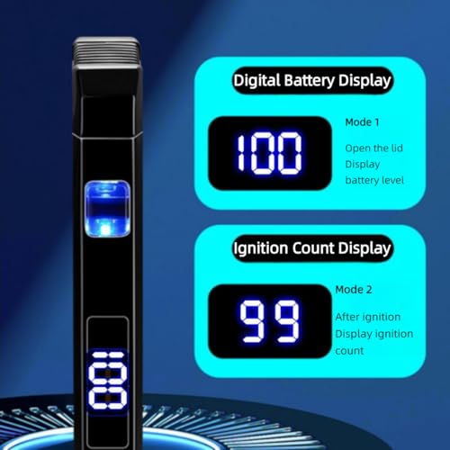 Encendedor eléctrico USB-C recargable a arco de plasma miniatura 3