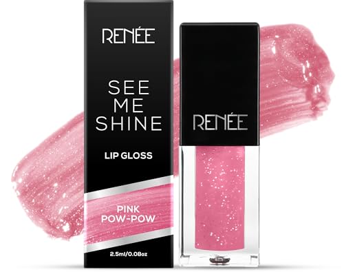 Image of Renee See Me Shine Lip Gloss - Pink Pow Wow 2.5ml | Glossy Non Sticky & Non Drying Formula | Long Lasting Moisturizing Effect | Compact and Easy to Carry
