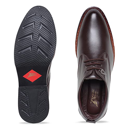 Image of Zixer Synthetic Leather Mens Formal Shoes || Office Formal Shoes Men Stylish|| Formal Shoes for Men Patent Leather Lace Up Party Formal Shoe