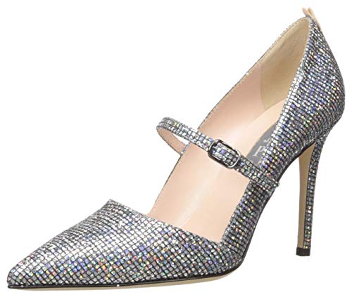 SJP by Sarah Jessica Parker Nirvana - Chaqueta para Mujer, Color Plateado, Talla 43.5 EU