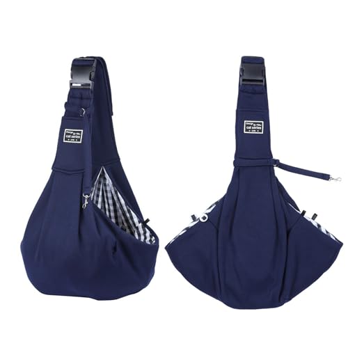 RNXSIB Hundetrage, Tragetuch Hund, Hunde Tasche Haustiere Bis 7.5 kg, Verstellbar Sicherer Tragegurt Hundetragetasche, Tragetasche Hund, Für Kleine Hunde Für Spaziergänge