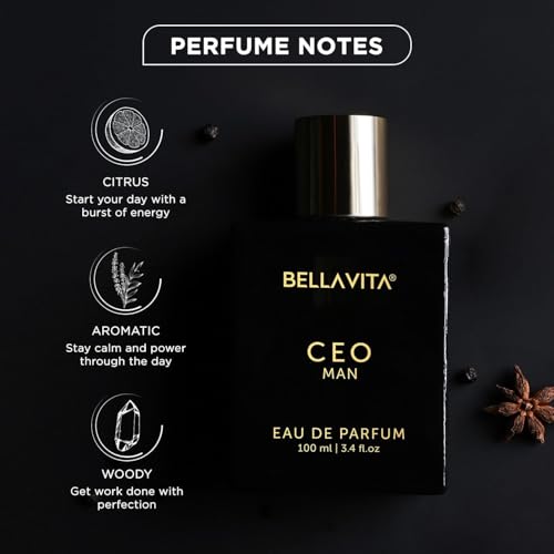 Image of Bella Vita Luxury The Sigma Male | CEO & GOAT Men | Long Lasting Perfume for Man | 2 x 100ml | Woody, Citrus Premium Fragrance | Ideal for Every Moment