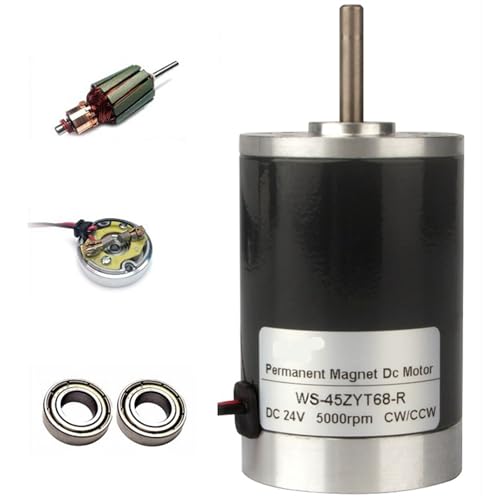 Moteur aimant permanent 12V micro-régulation vitesse rotation réversible