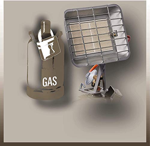 Einhell Gasheizstrahler GS 4400 P (Heizleistung 2900-4400 W, inkl. Gasdruckregler 50 mbar, Gasschlauch, Regler, für alle handelsüblichen Gasflaschen) – Bild 4