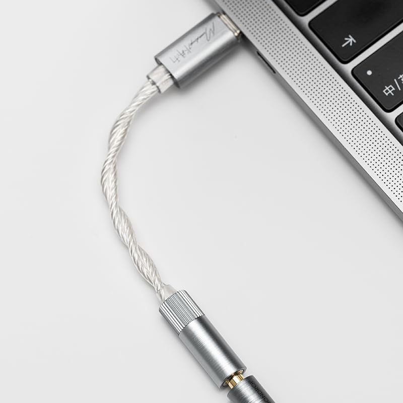 Image of Moondrop Echo-A 32Bit /384kHz Portable USB Type-C to Headphone DAC /AMP with 3.5mm Audio Jack Adapter