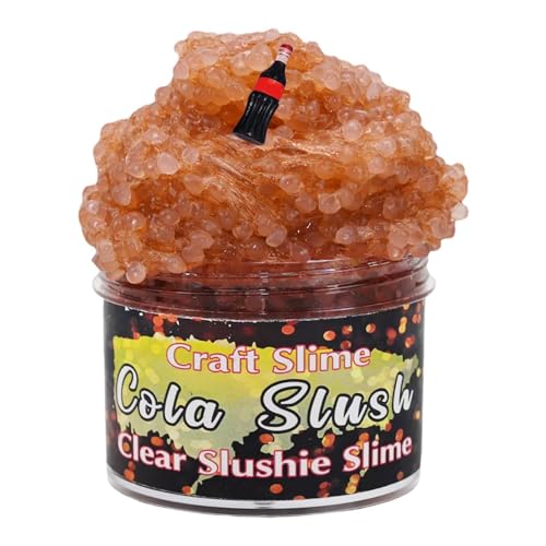 カリカリスライムキット バターサクサクスライム カリカリスライム クリスタルスライムキット ふわふわサクサクスライム ソフトスライム 雲スライム 粘らないスライム スライム 子供用 ギフト 女の子 男の子 誕生日(コーヒーコーラ)