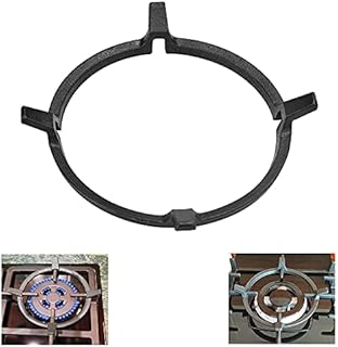 "N/A" YONGORHEX Wok Ring Universal Wok Stand Cast Iron Stove Trivets Support Holder Non Slip Cooktop Range Pan Rack Home Supplies for Kitchen Wok Gas Hob