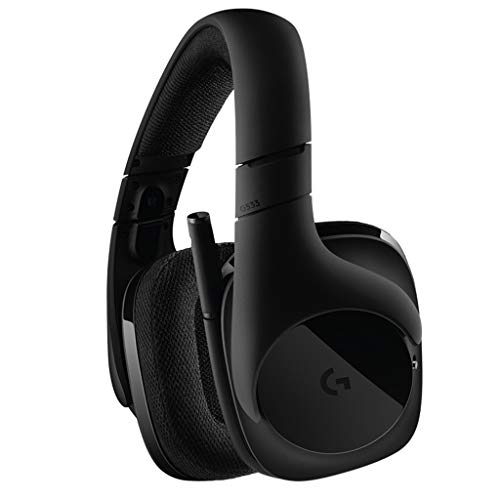 jiumoji Logitech G533 7.1 Advanced Audio Wireless Headphones Surround Sound Gaming Headset DTS Ear Fone with Microphone