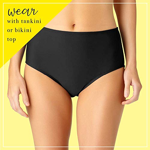 Catalina Women's High Waist Bikini Swim Bottom Swimsuit4