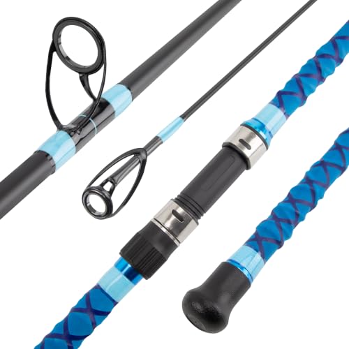 SHOUDE 4-Piece Surf Fishing Rod,10 FT Saltwater Surf Spinning Fishing Rod