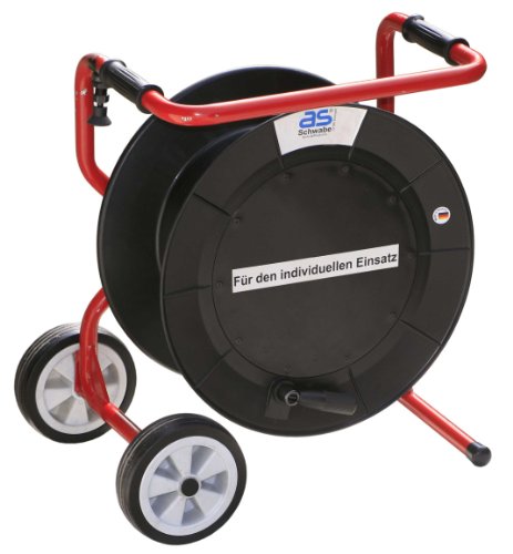 as - Schwabe Mammut Leertrommel Ø460 mm mit Blindplatte und klappbarem Fahrgestell für diverse Kabellängen, 26020